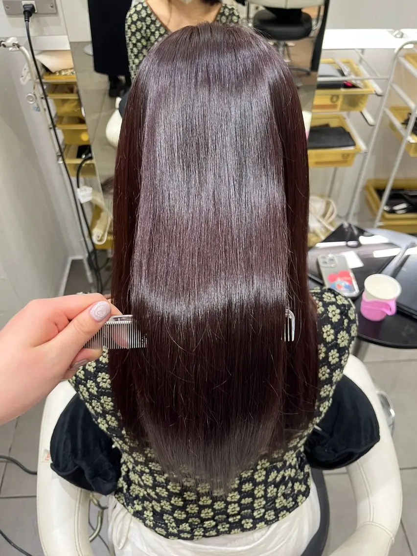 ロング ヘアカラー トリートメント レイヤー/ボブ/艶髪 🎀ENA🎀のヘアスタイル