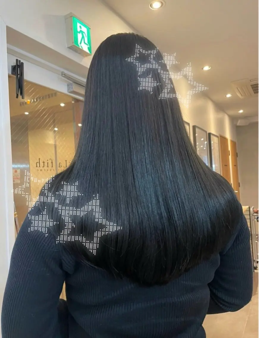 🎀ワンカラー➕ベースTr🎀（低ダメージBLカラー）の写真