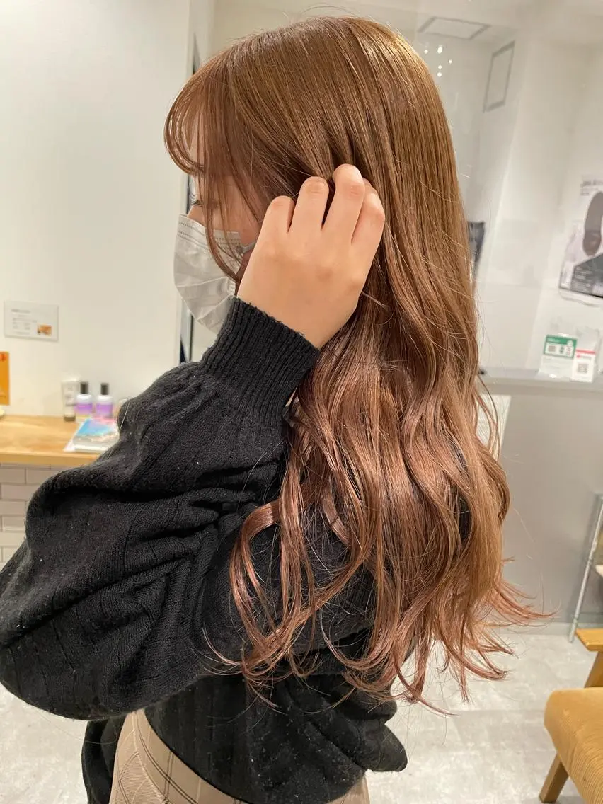 【ブリーチなし透明感カラー】ダブルカラー🧞♂️🧞🧞♀️の写真