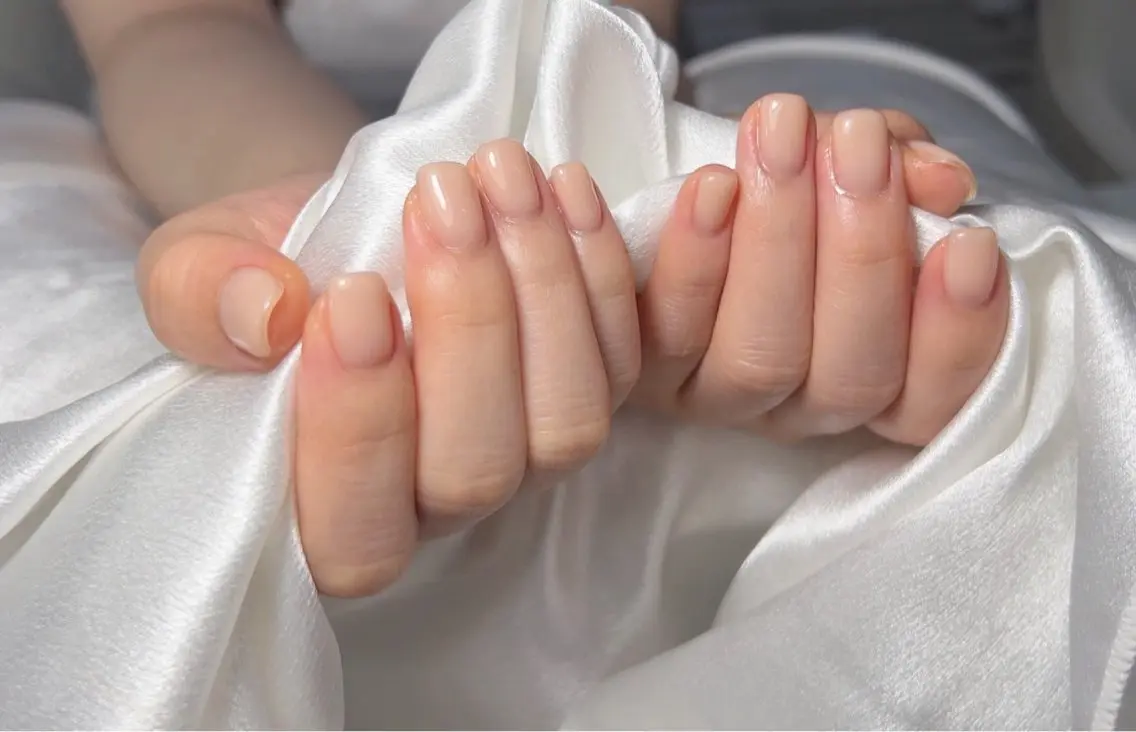 ネイル ジェルネイル 韓国ネイル マグネットネイル ワンホンネイル ハンドネイル Sunset Nail 柏のネイルデザイン