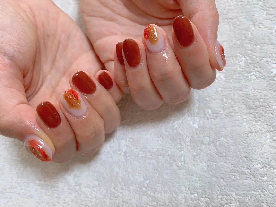 ネイル ジェルネイル キラキラネイル 韓国ネイル マグネットネイル メンズネイル kiki nail たまプラーザのネイルデザイン