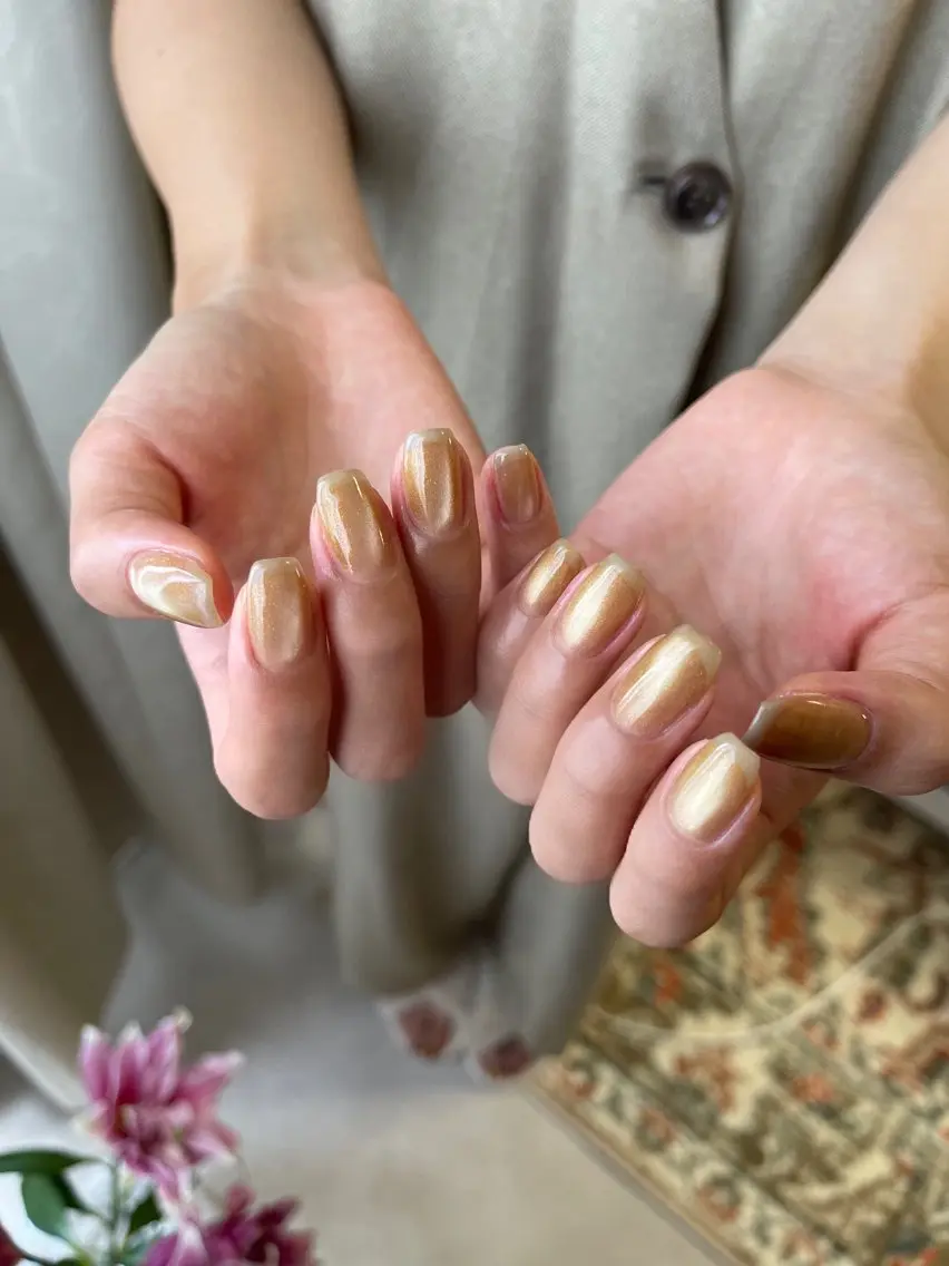 ネイル フレンチネイル マグネットネイル ハンドネイル フットネイル Utopia nail_のネイルデザイン
