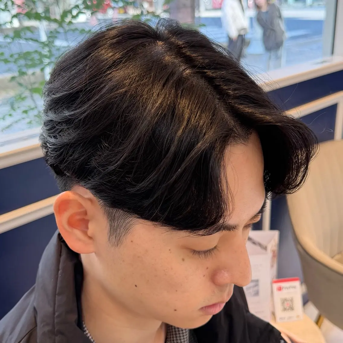 ショート パーマ メンズ メンズパーマ ニュアンスパーマ カット 吉田 新平のヘアスタイル