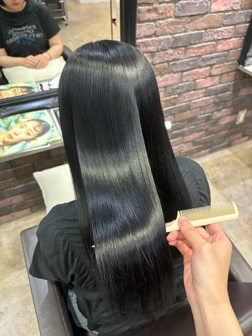 カラー 透明感カラー ここののヘアスタイル