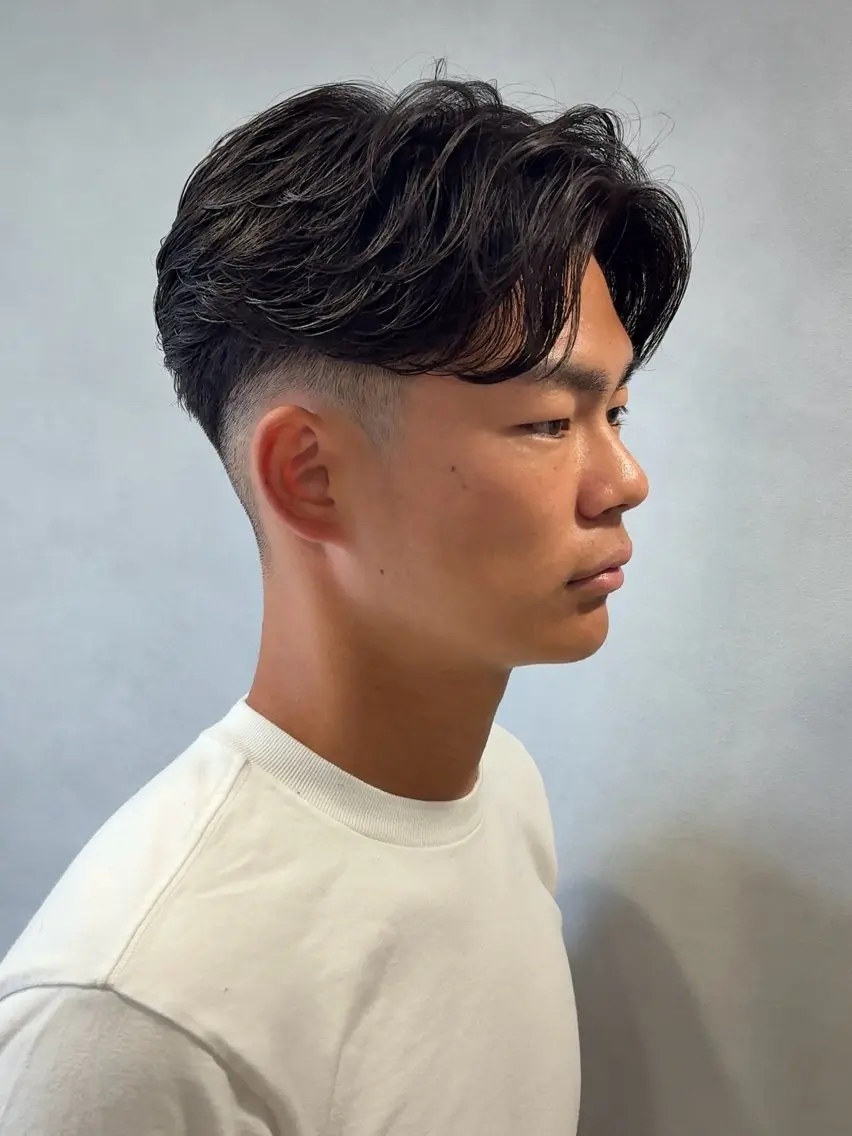 ショート メンズ カット パーマ 小岩 隆樹のヘアスタイル