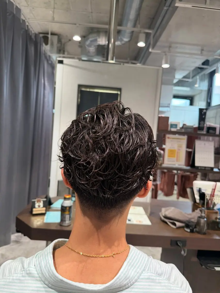 ショート パーマ メンズ/レイヤー ✨辻 日向のヘアスタイル