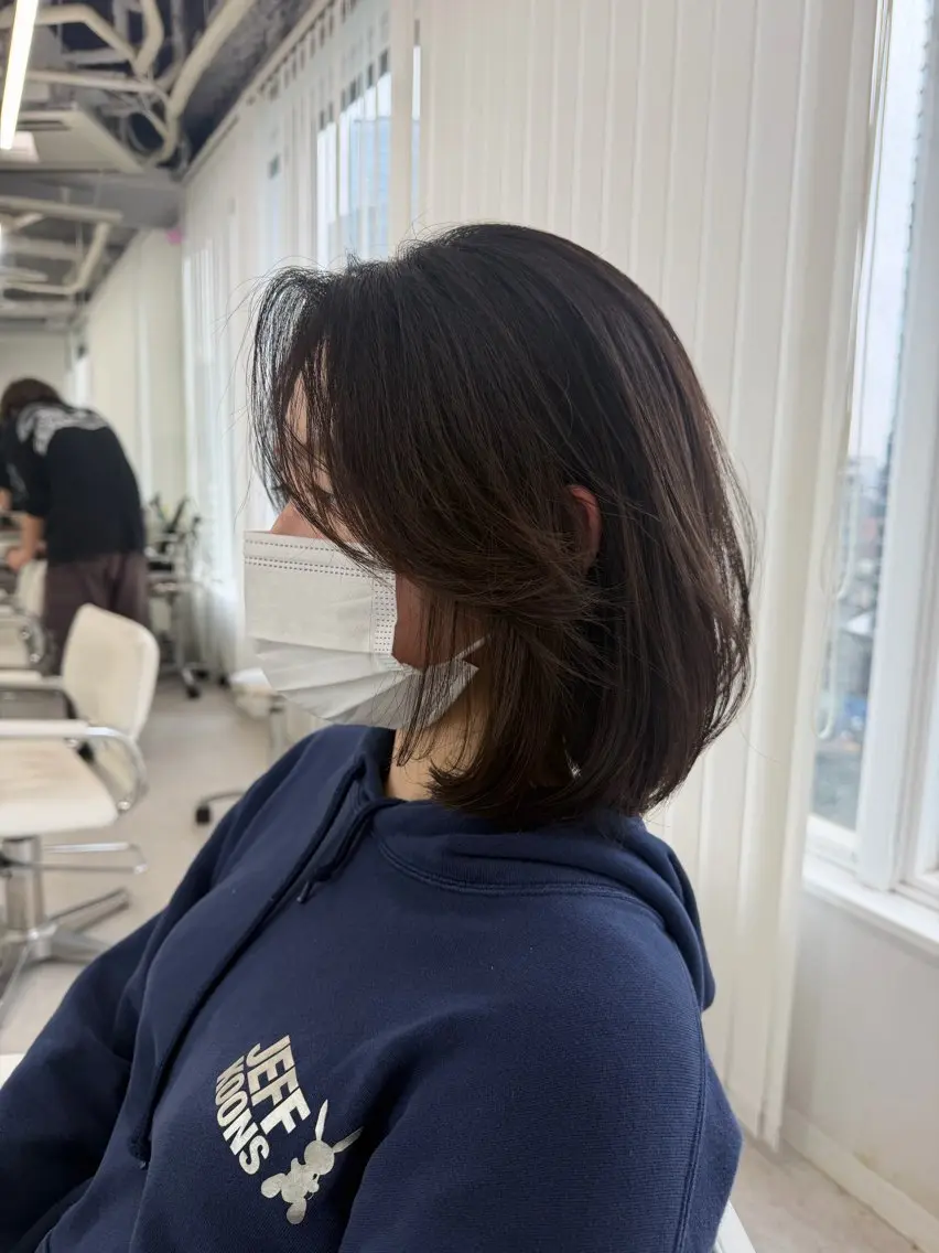 ミディアム カラー 大阪梅田/ イマムラミヅキのヘアスタイル