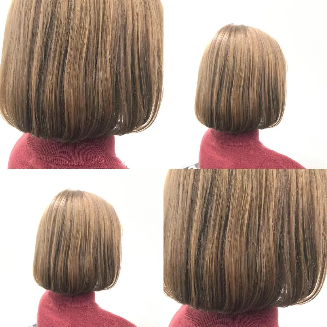 セミロング カラー パーマ ヘアアレンジ メンズ キッズ 上品＆韓国風 🥀海心🥀のヘアスタイル