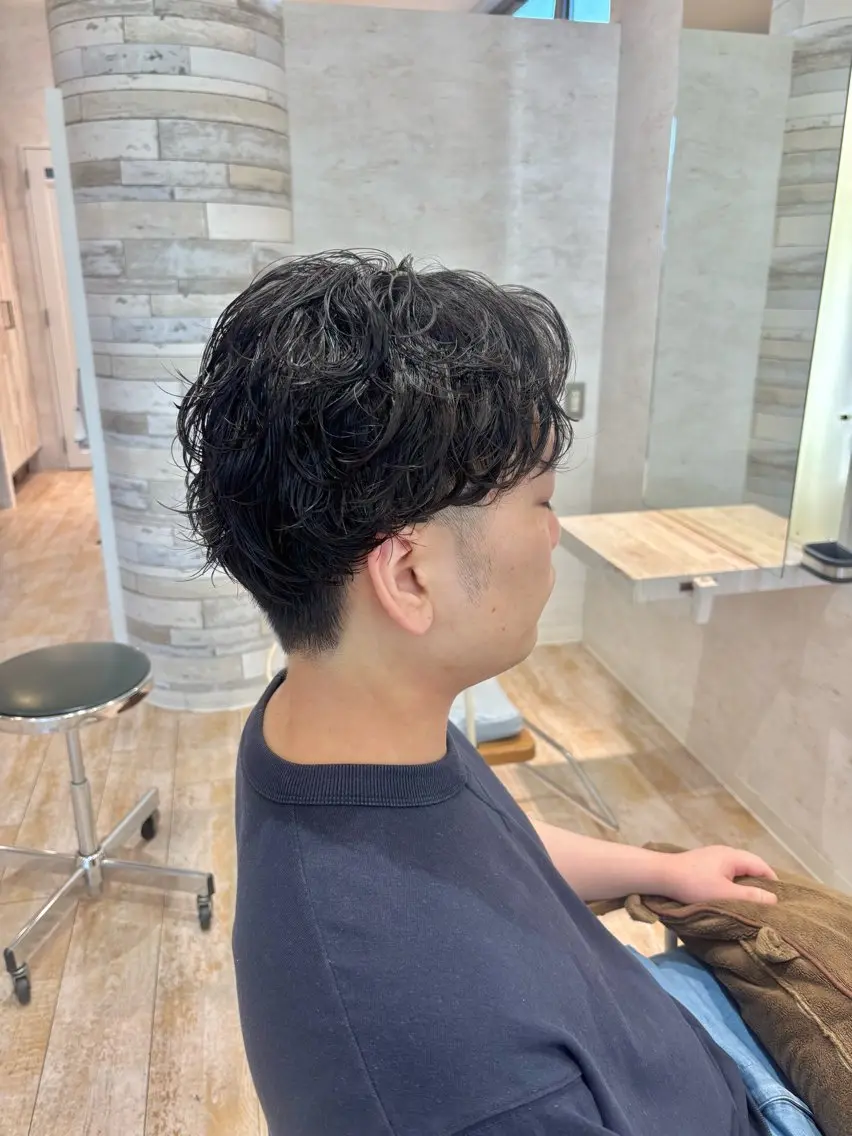 パーマ メンズ カット パーマ メンズカットパーマ/ ヘアセット🎀Amiのヘアスタイル