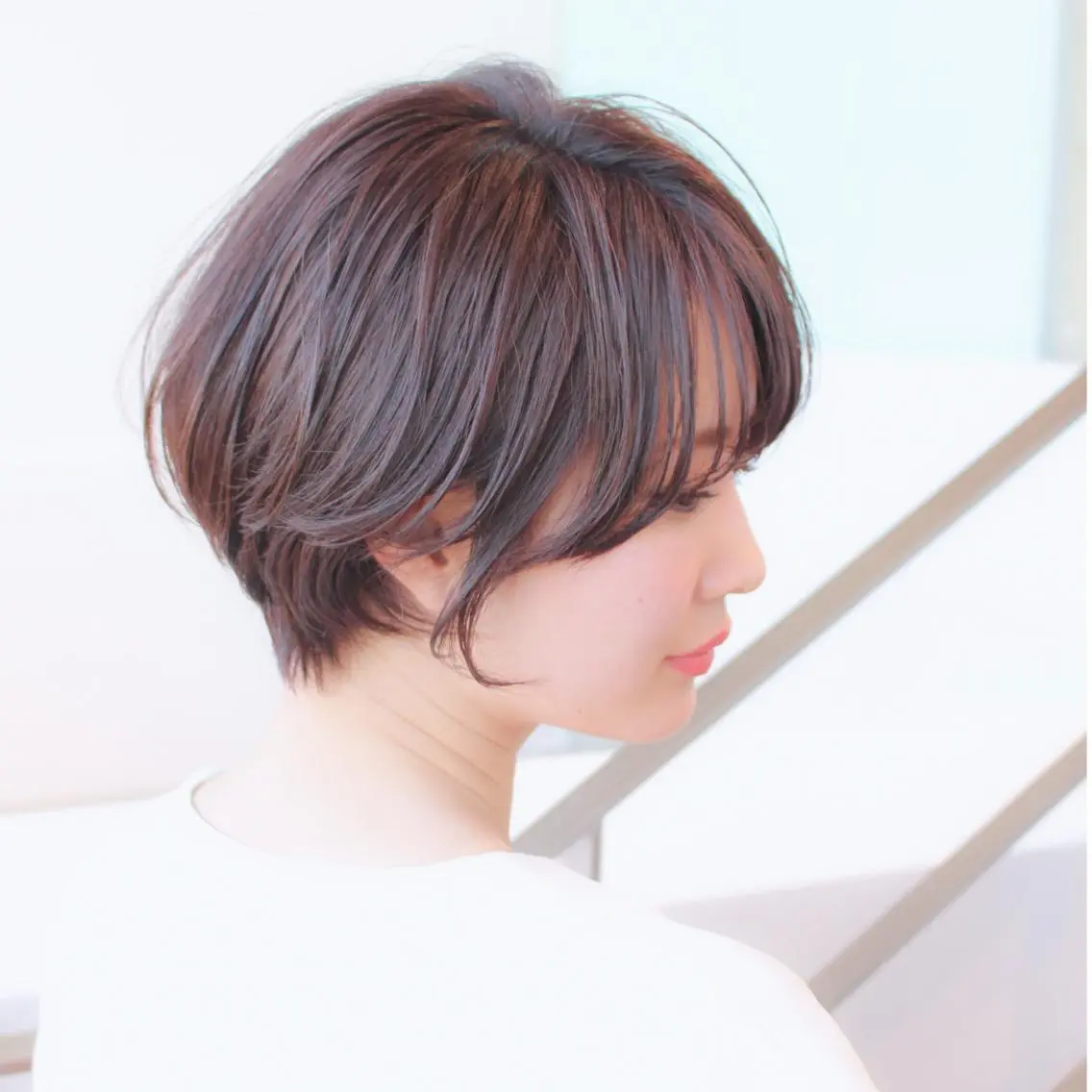 ショート カット ヘアカラー 柳澤 興輝のヘアスタイル