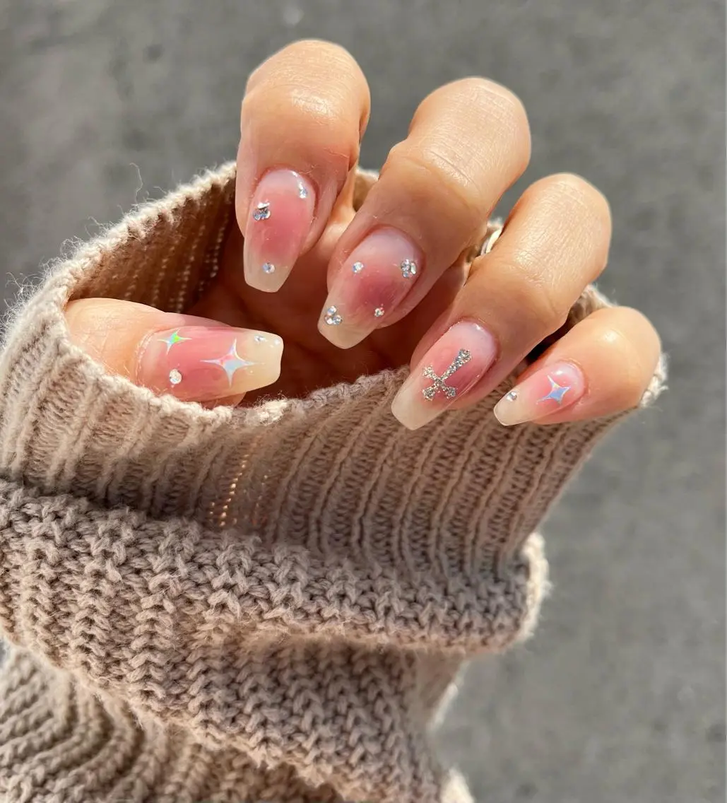 ネイル ブラウン チークネイル nails' it...のネイルデザイン