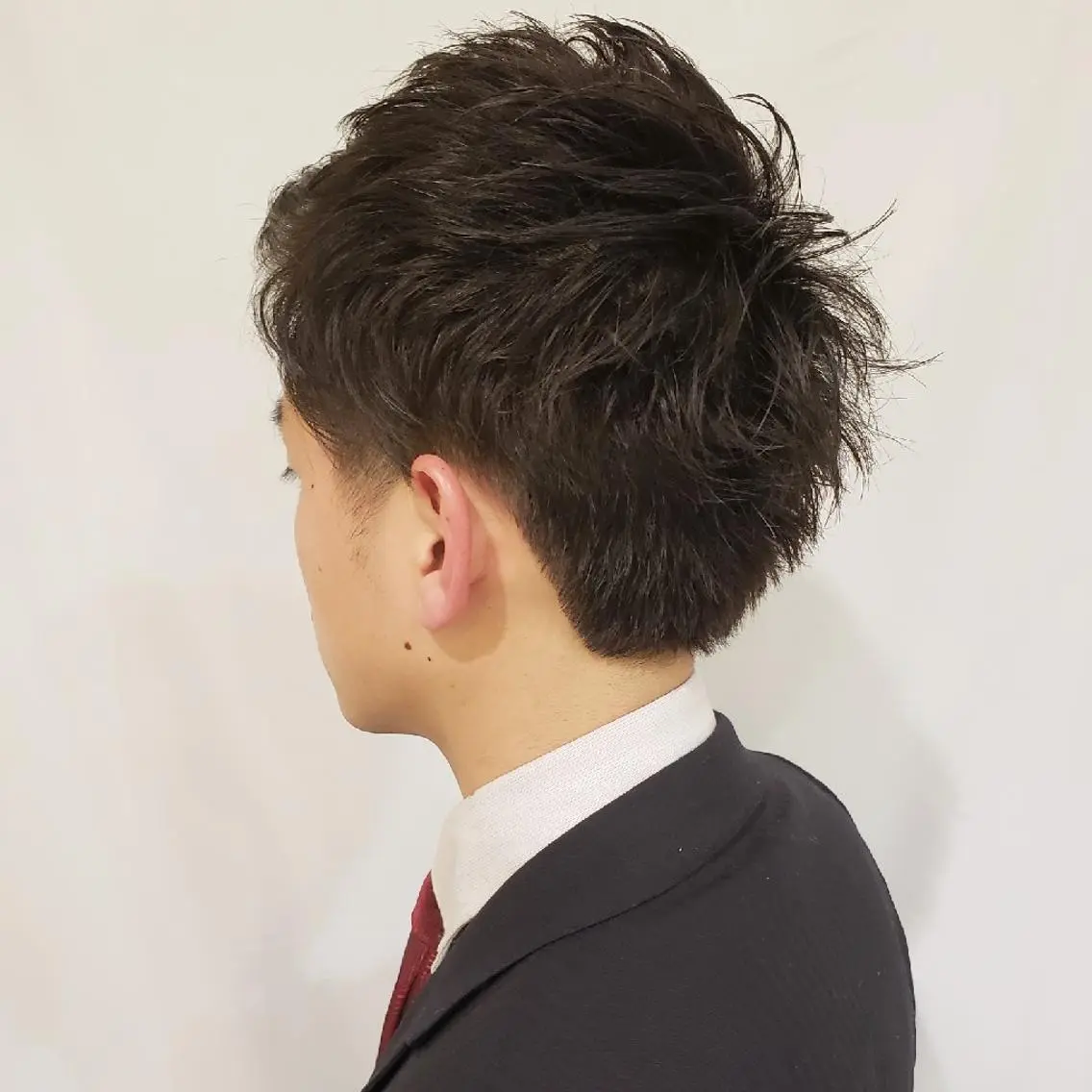 ショート メンズ ビジネス 美谷添（ミヤゾエ） まどか大人ヘアサロンのヘアスタイル