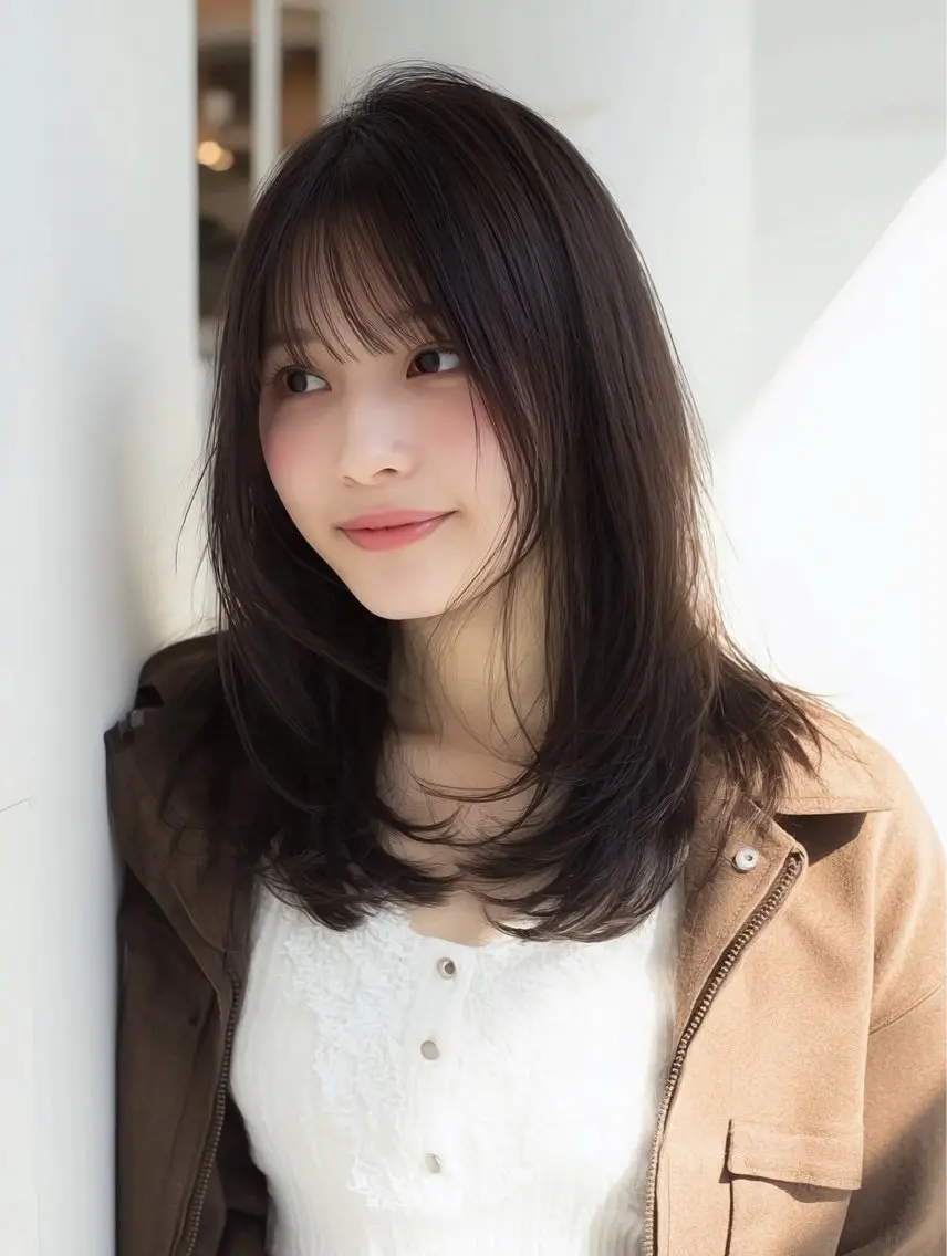 セミロング ヘアカラー トリートメント 神保町駅徒歩5分🍀 NEWOPEN🍀渚のヘアスタイル