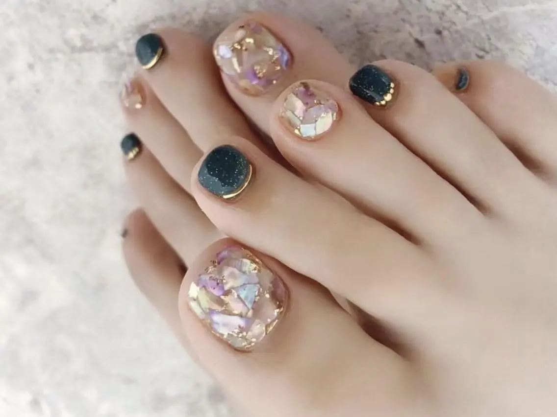 ネイル フットネイル MoonNail リサのネイルデザイン