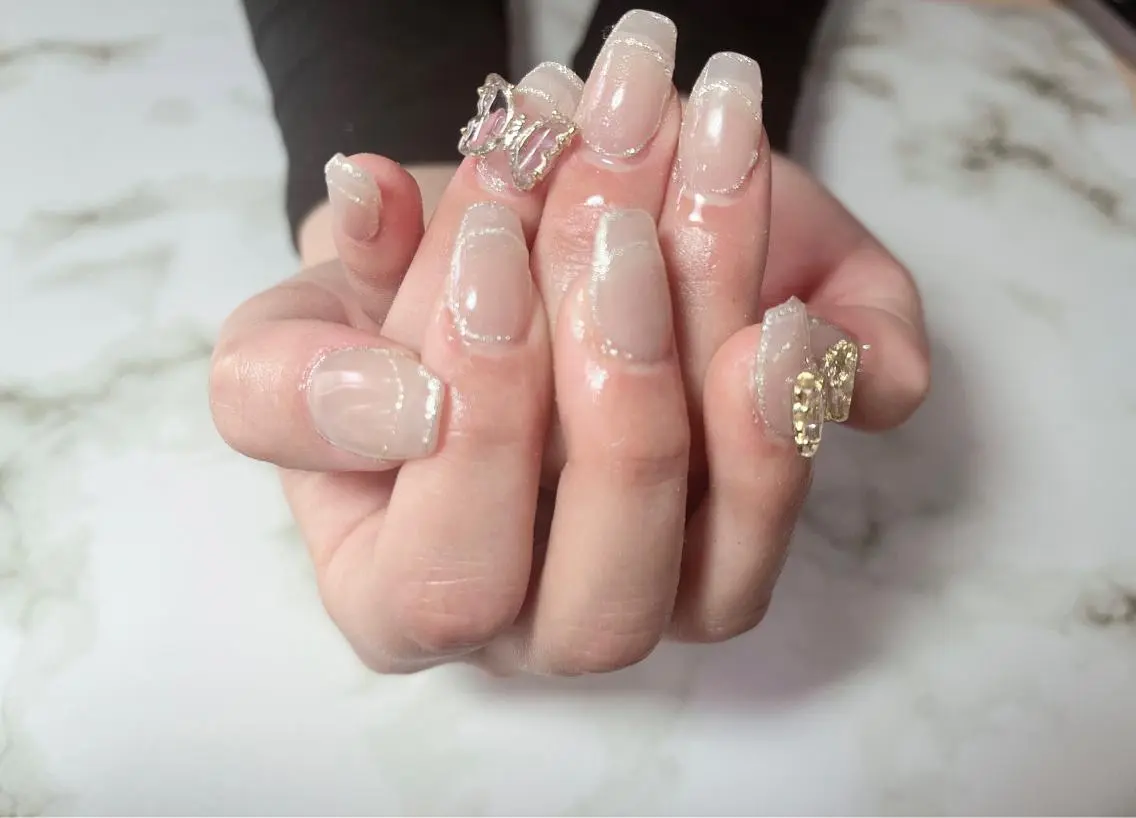ネイル 韓国ネイル 冬ネイル Mimi Nailのネイルデザイン