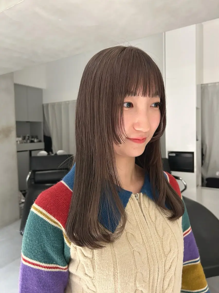 ロング カラー 🪞透け感&韓国ヘア 🪞honokaのヘアスタイル