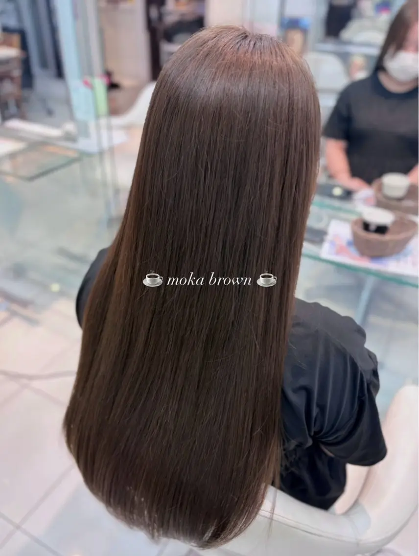 【迷ったらこれ🙊🍓】 アディクシーカラー + Aujuaトリートメント4step¥14,025 ➡️ ¥6,180の写真