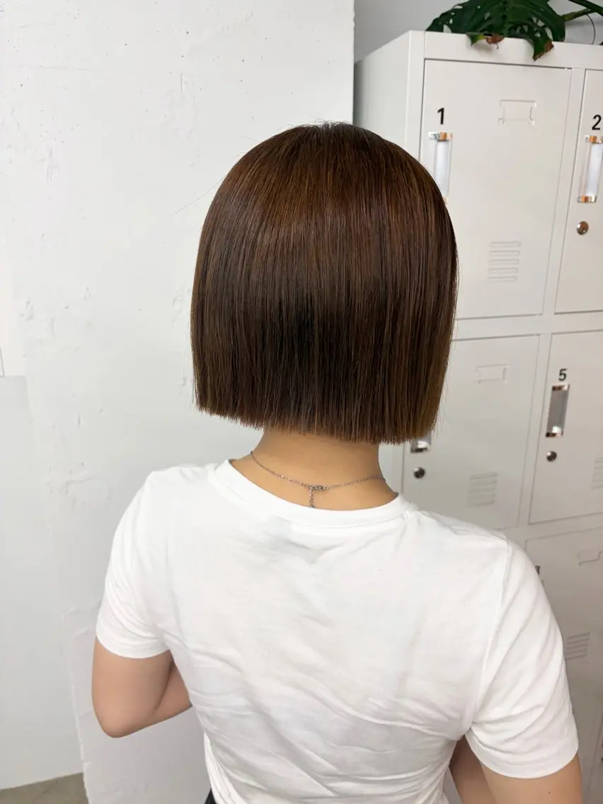 ショート ボブ カット かすみ/名駅徒歩5分 /カットモデルのヘアスタイル