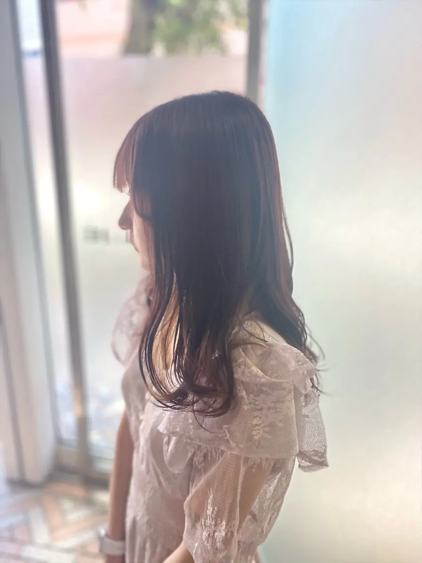 ロング カット ヘアカラー ‎‪🩰 艶髪美髪 shiori🫧のヘアスタイル