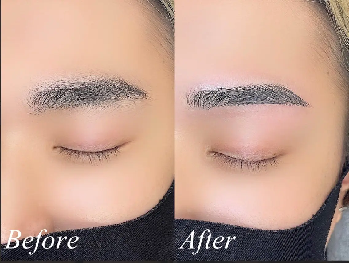 学割U24🎓《ナチュラル眉🌱》美眉アイブロウWAX＋間引き (メイク込) ¥4500の写真
