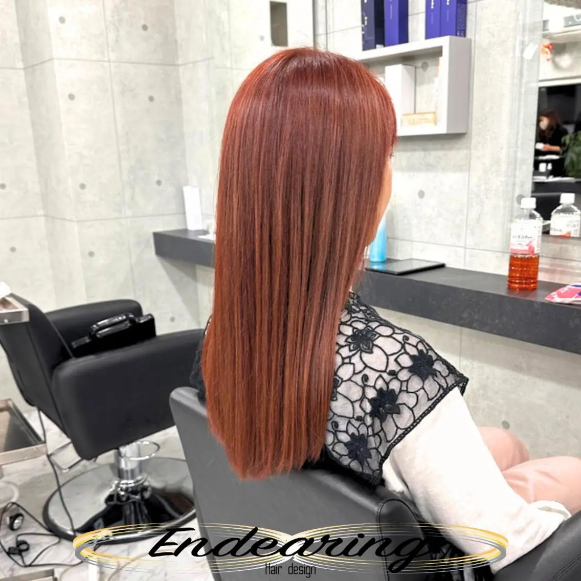 ロング レイヤーカット ロング ローレイヤー 小顔カット ヘアカラー Endearing 銀座/YOKOのヘアスタイル