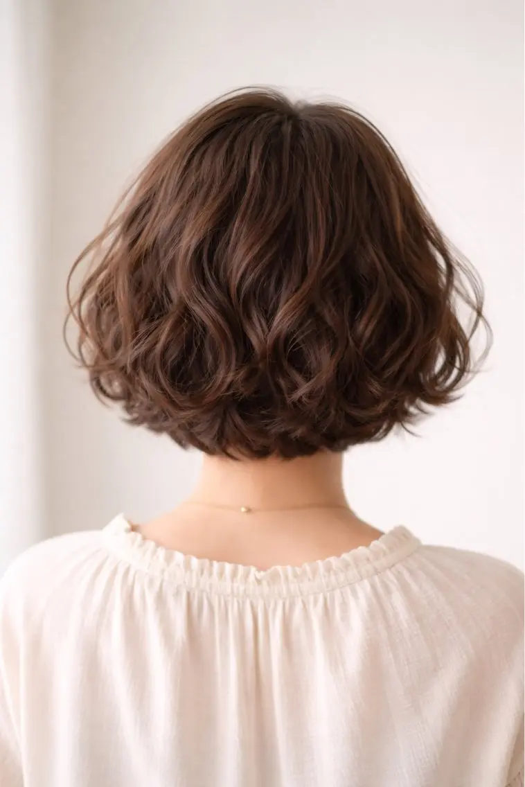 ショート パーマ 美髪矯正/カラー /ヒナのヘアスタイル