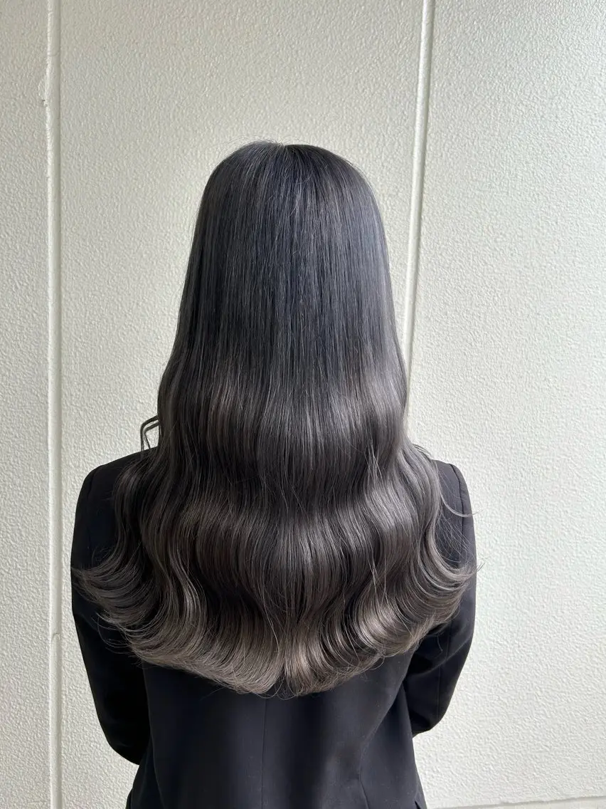 ロング カラー ヘアアレンジ グラデーションカラー 《暖色/韓国hair 》🇰🇷桑原ユキネのヘアスタイル