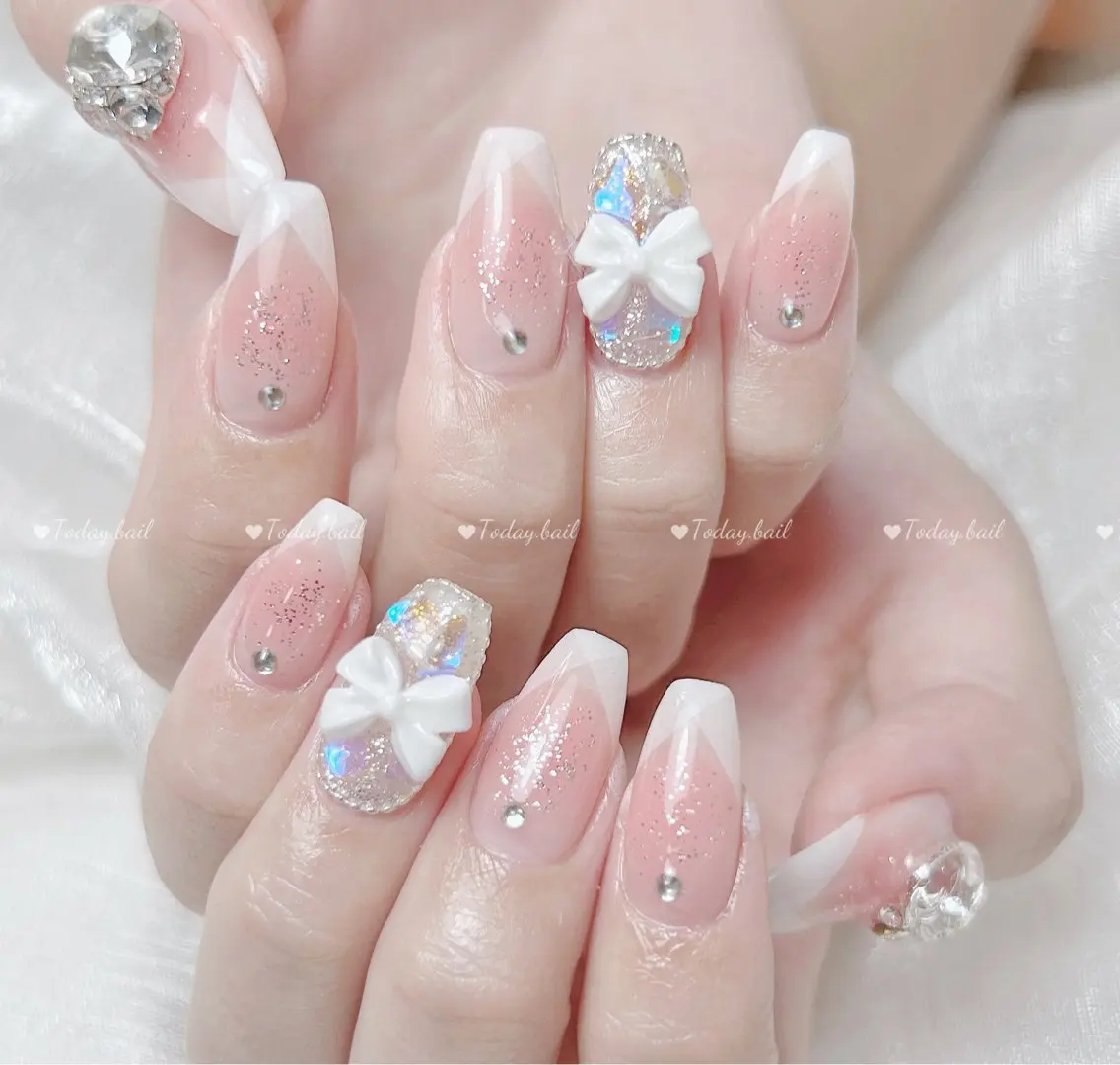 ネイル ハンドネイル 🎀Today nail💅のネイルデザイン