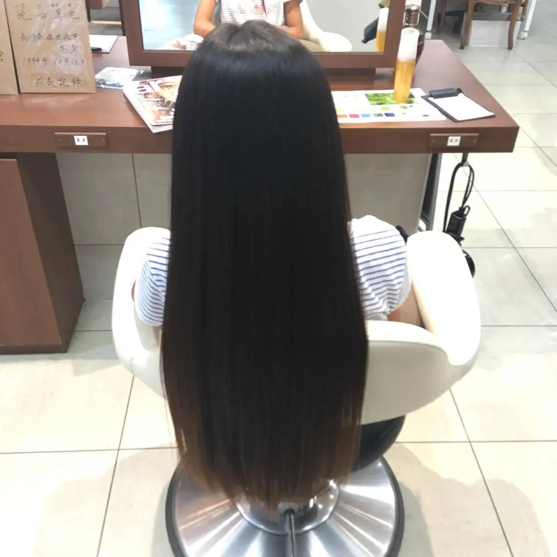 ロング パーマ ロング 縮毛矯正 【Sweep】おじま のぞみのヘアスタイル