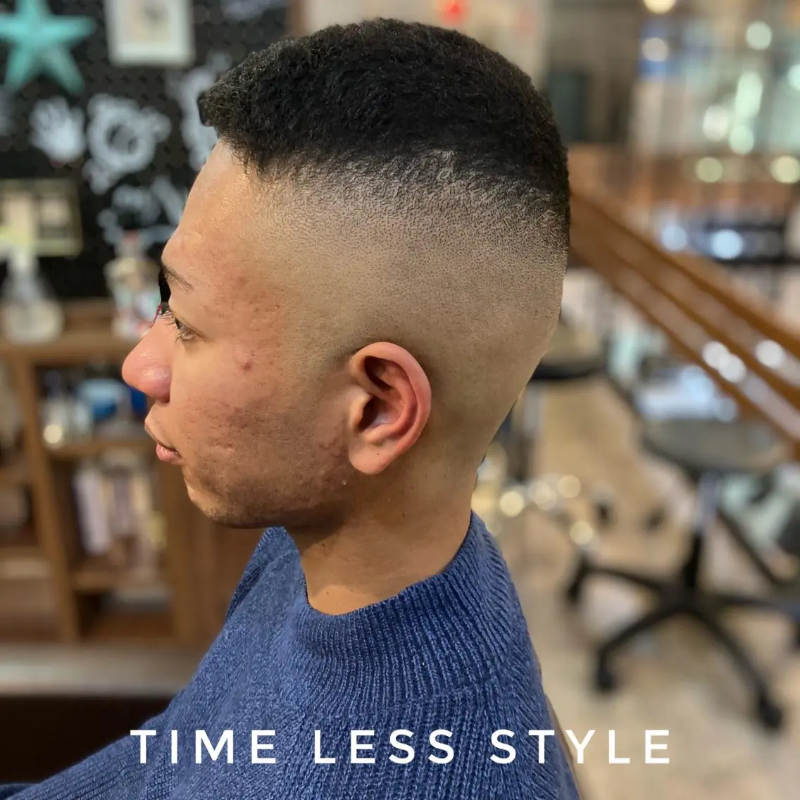 メンズ フェードカット スキンフェード Back  bone barberのヘアスタイル