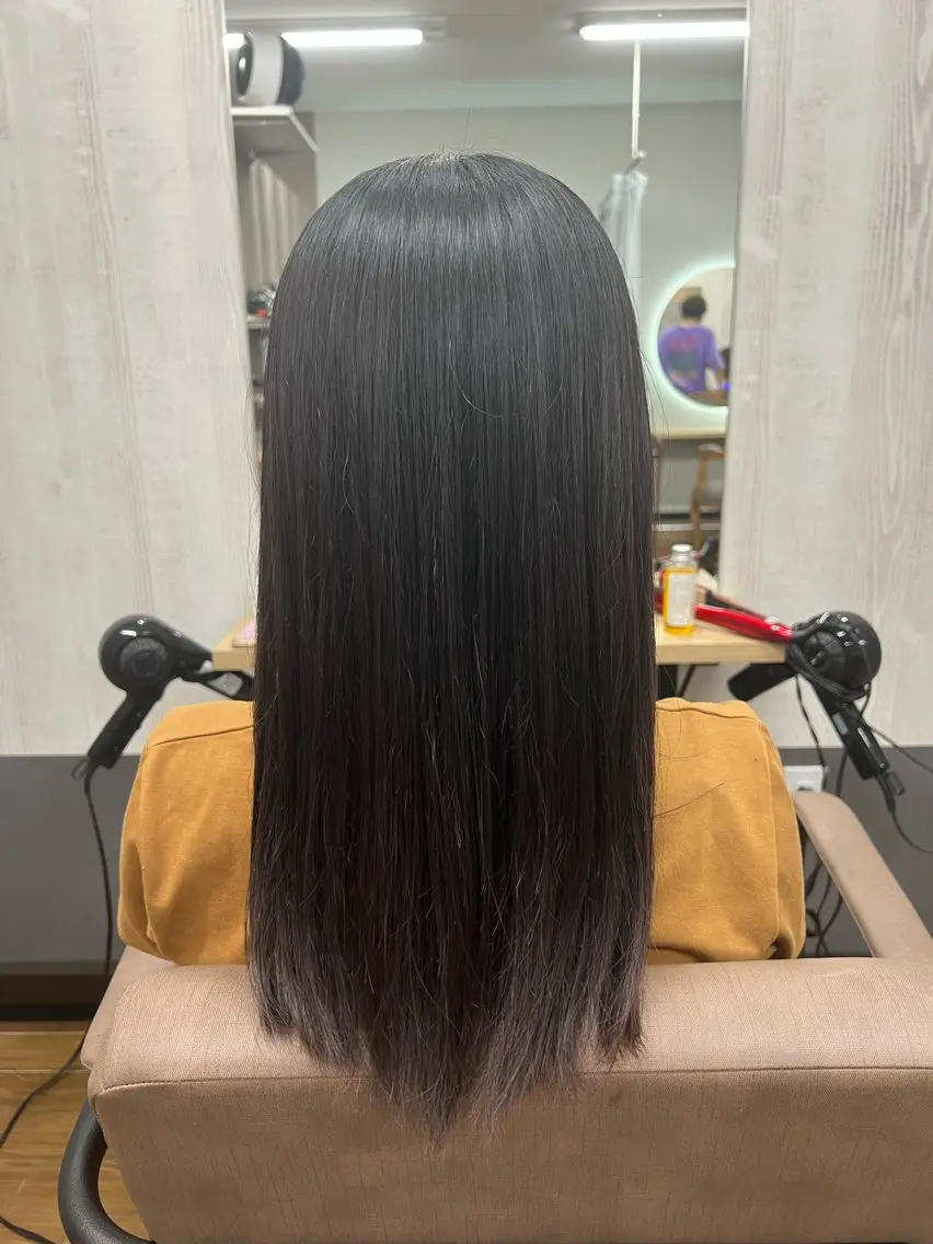 セミロング カット ヘアカラー トリートメント TELA HAIR 幕張本郷店 千尋のヘアスタイル