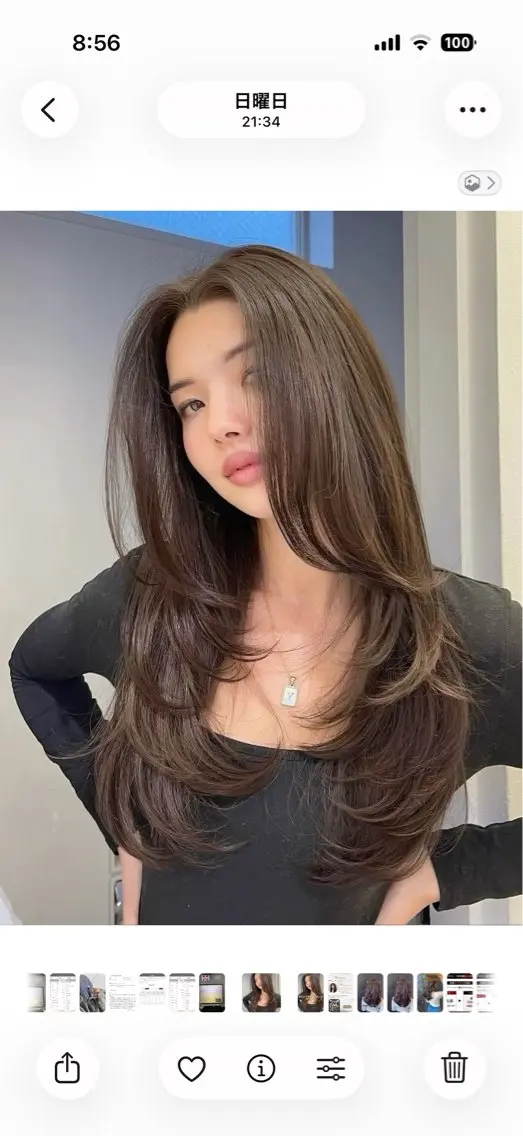 ロング パーマ 比嘉 悠人のヘアスタイル