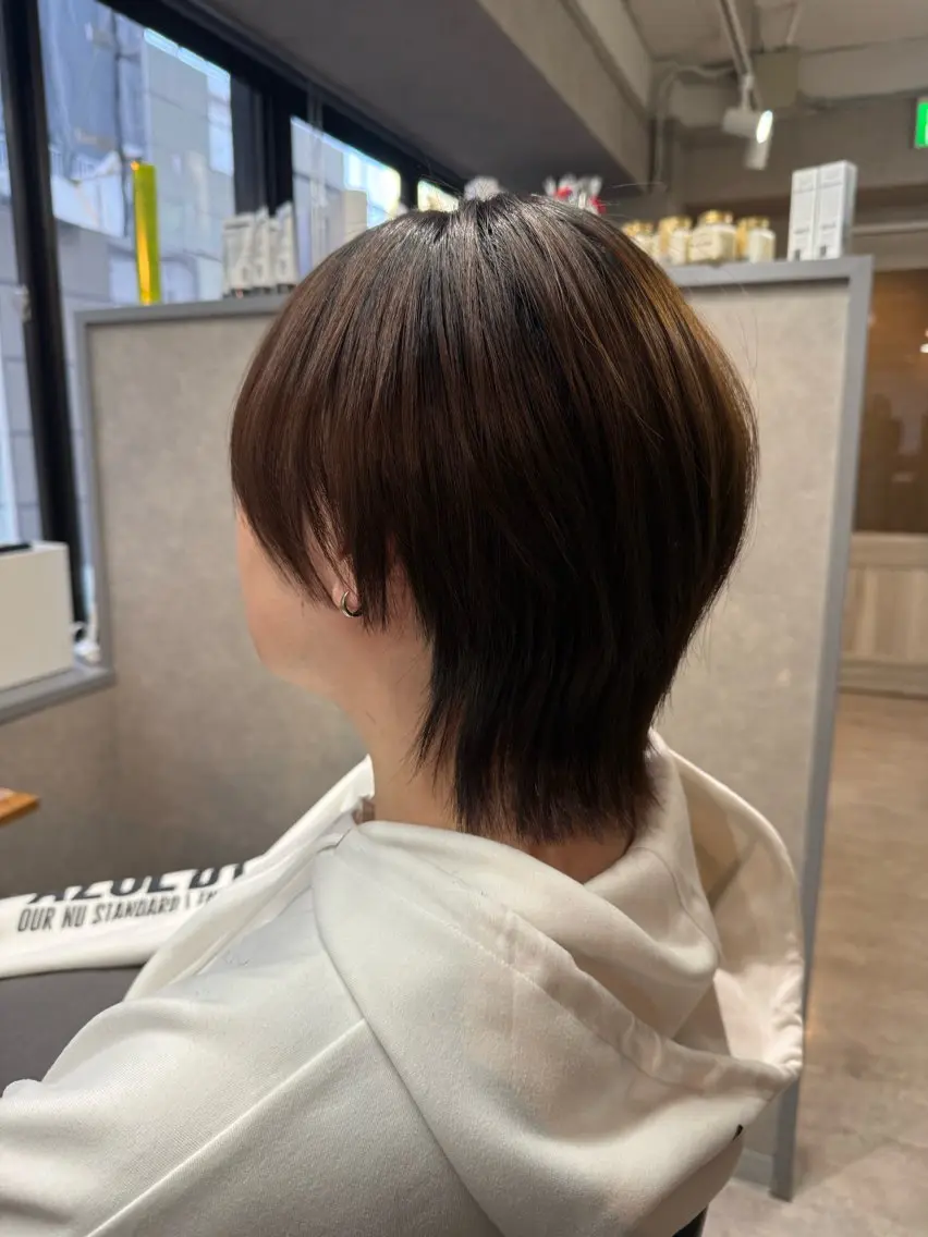 ショート カット ヘアカラー ヘッドスパ Repose日本橋 室町のヘアスタイル