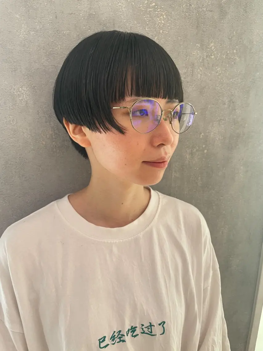 ショート ショートボブ ボブ ショートヘア Riku 西荻窪/メンズカットのヘアスタイル