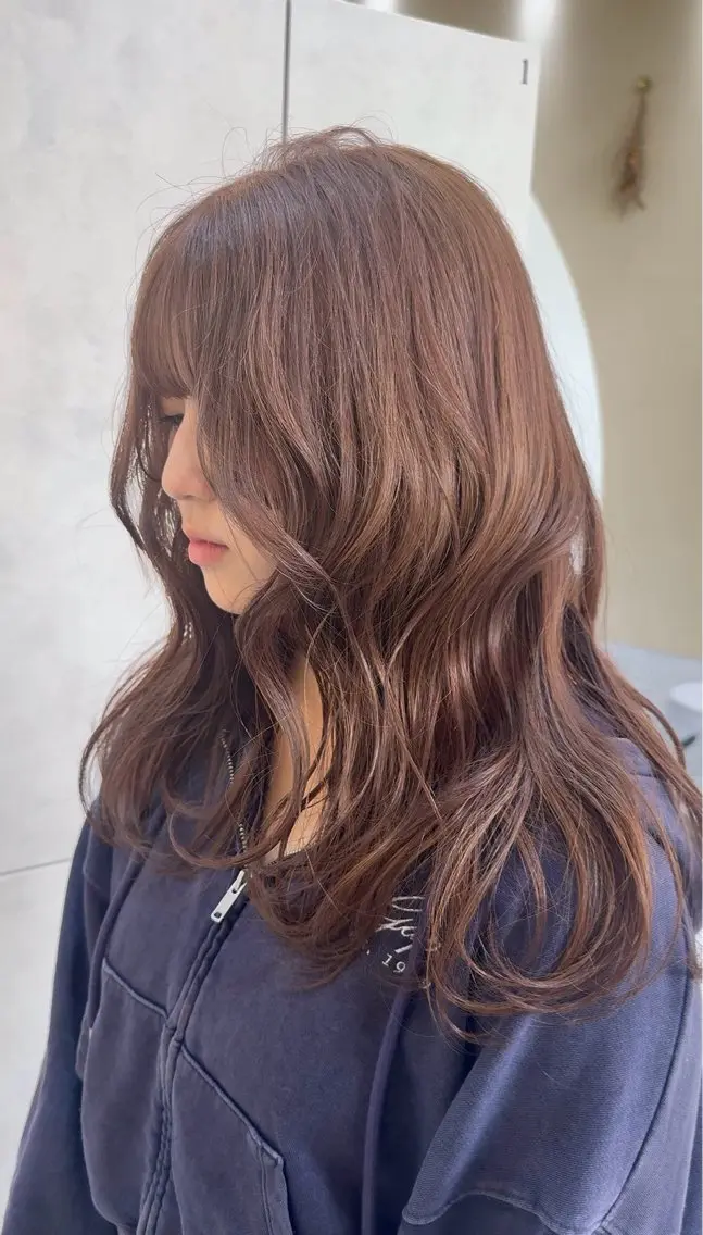 ロング カラー カット ヘアカラー トリートメント .*・゚natsu ボブ・レイヤーカットのヘアスタイル