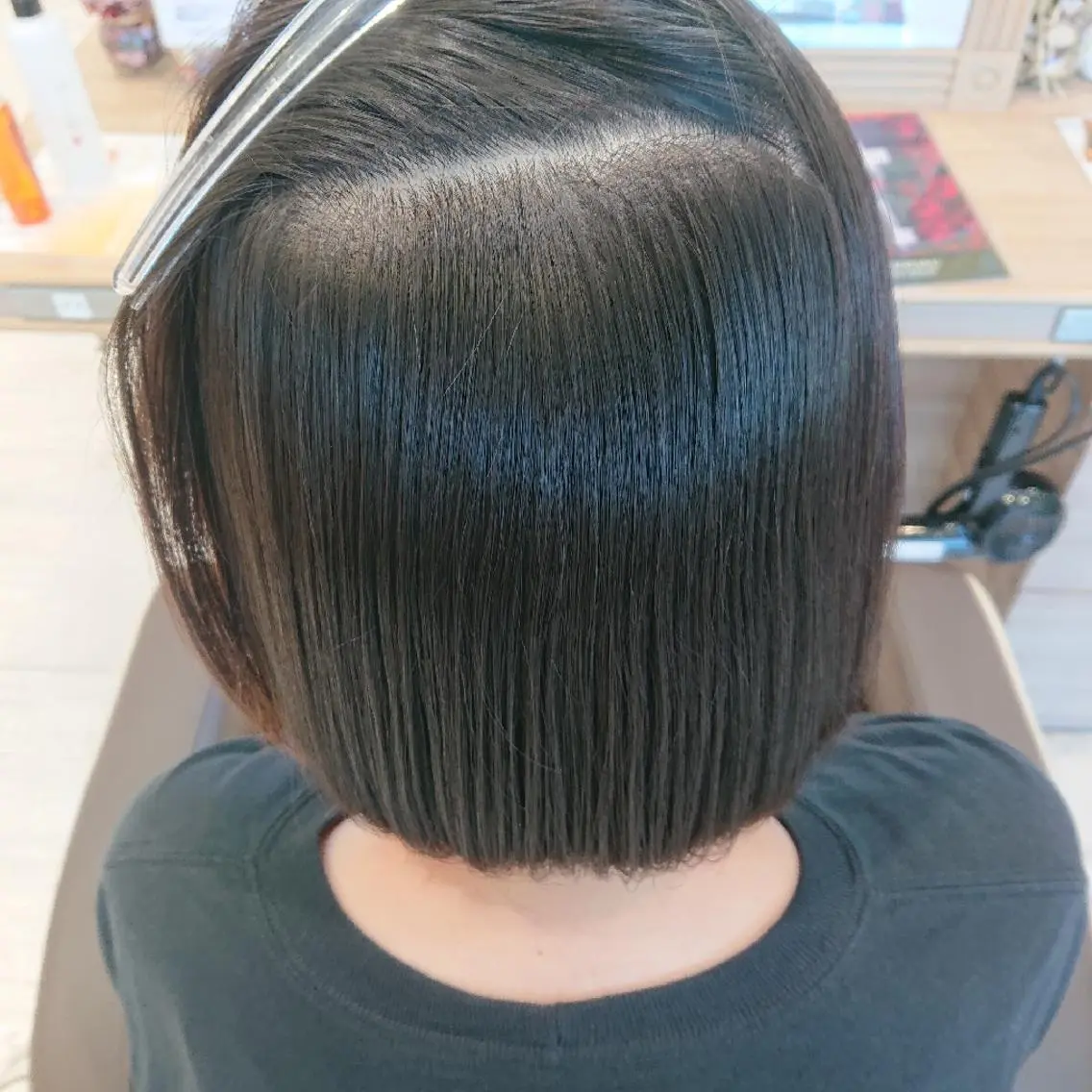 ミディアム 縮毛矯正 トリートメント 宮本 秀人のヘアスタイル