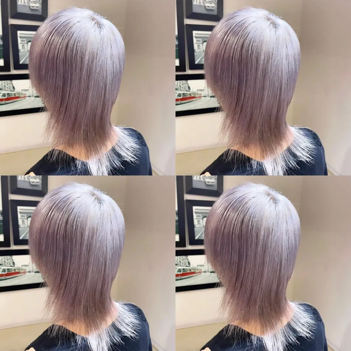 ショート カラー メンズ シルバー ホワイトシルバー 🌟トップデザイナー 高橋🌟のヘアスタイル