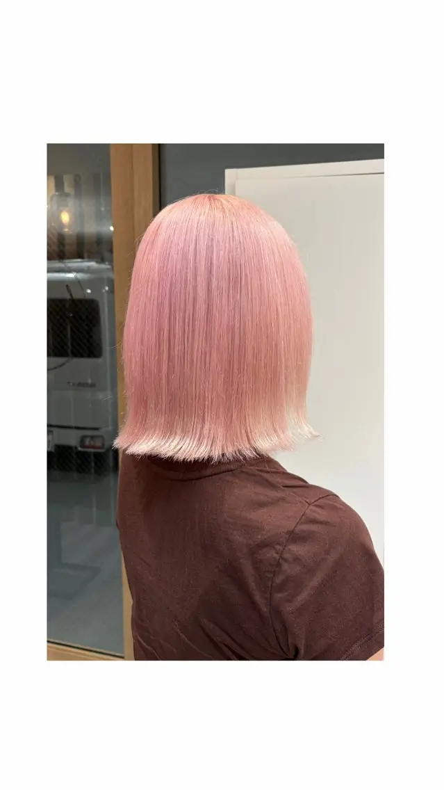 ロング カラー ヘアカラー BLEACH YURINA⭐️のヘアスタイル