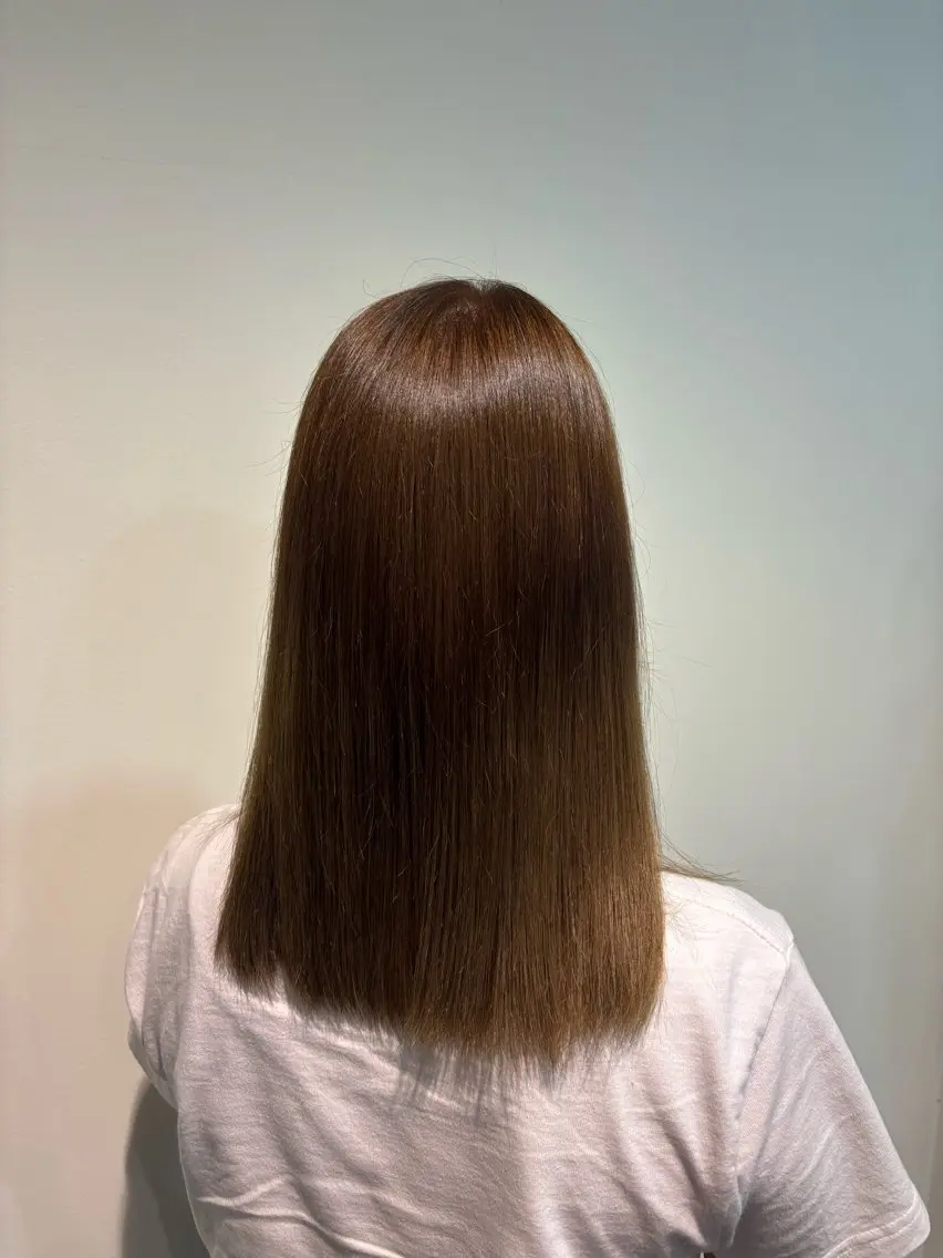 ミディアム しげおか さほのヘアスタイル