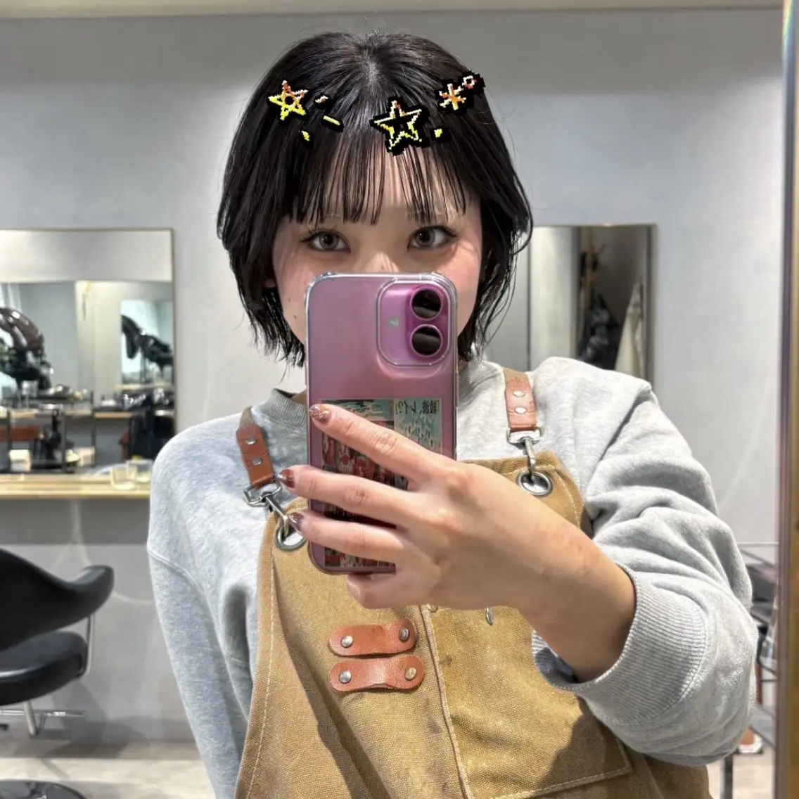 ショート カット ヘアカラー ハイライト特別価格 /表参道/ことりのヘアスタイル