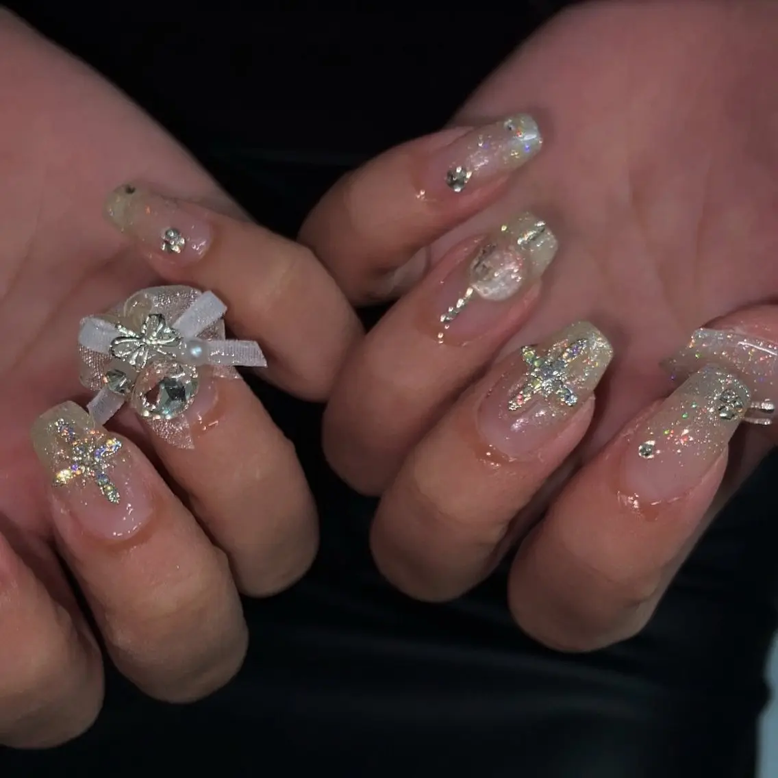 ネイル ハンドネイル 💎ラピスラズリ💎 RIONAのネイルデザイン