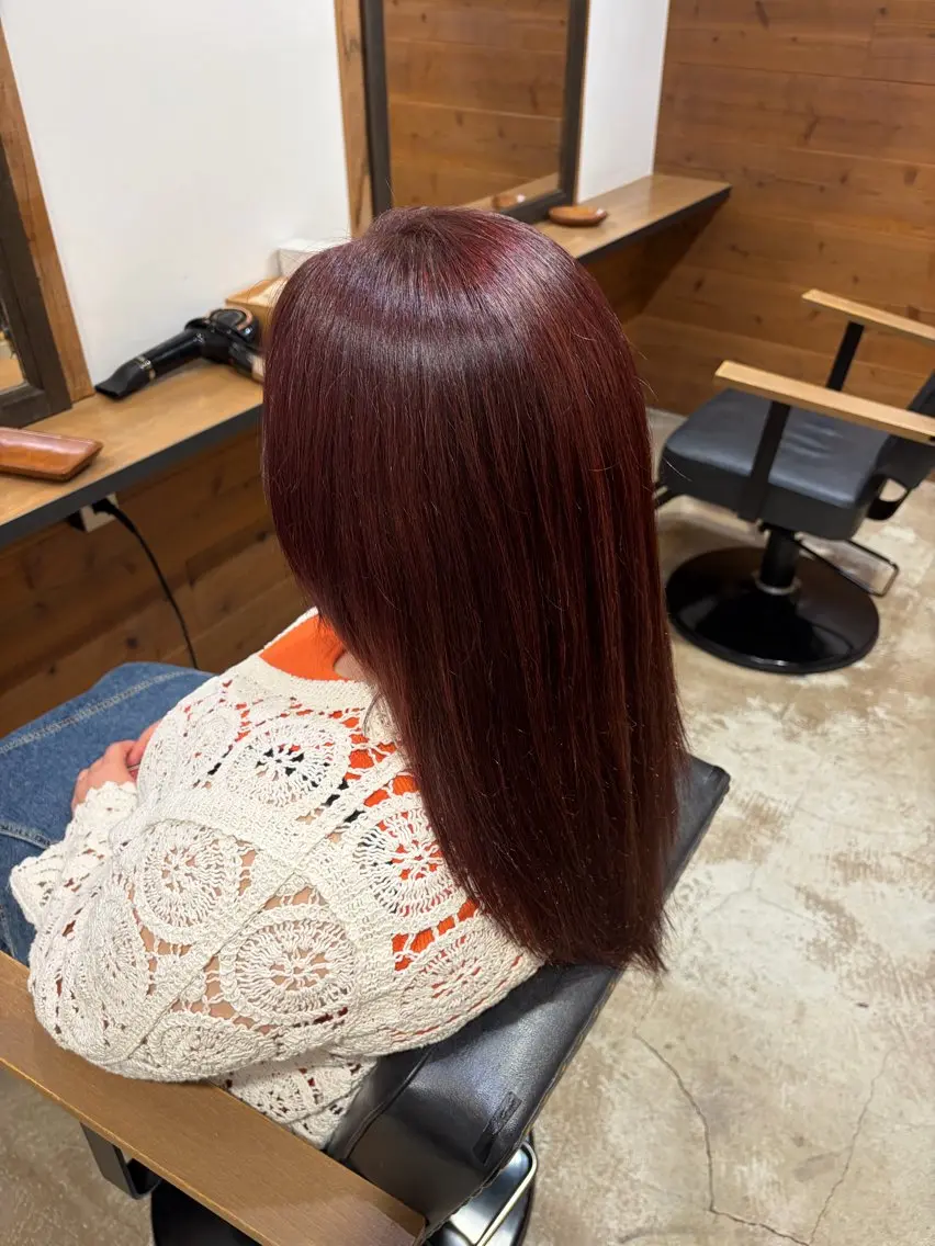 セミロング ヘアカラー 大原一太/岡谷/ モデルさん募集中のヘアスタイル