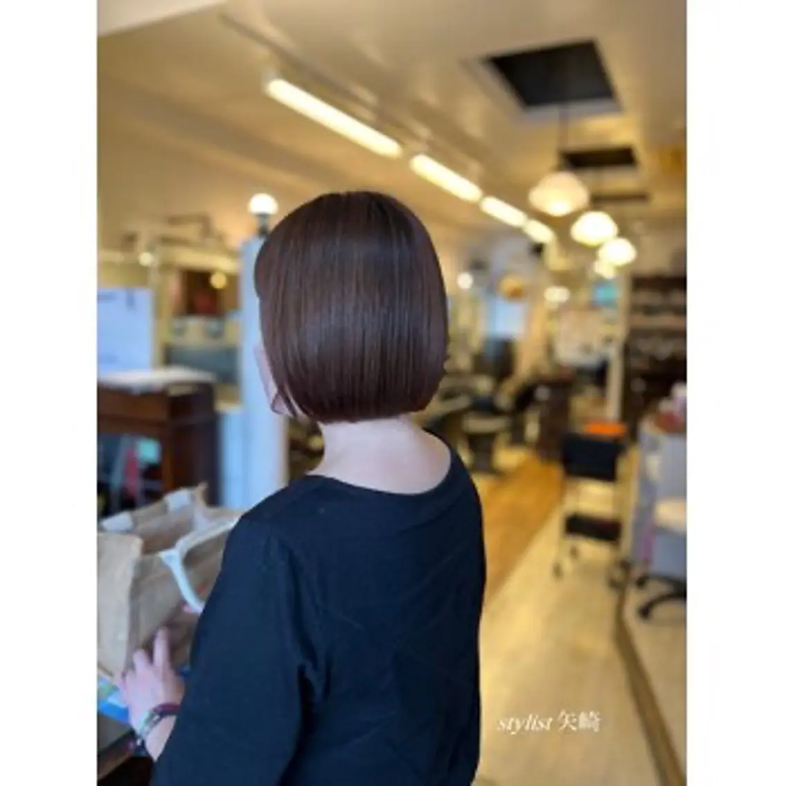 ショート カット ヘアカラー ヘッドスパ 矢崎 身江子のヘアスタイル
