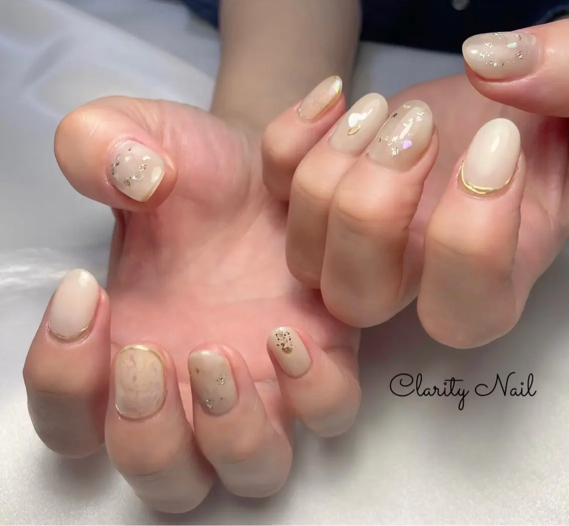 ネイル アートネイル 持ち込み ハンドネイル Clarity Nailのネイルデザイン