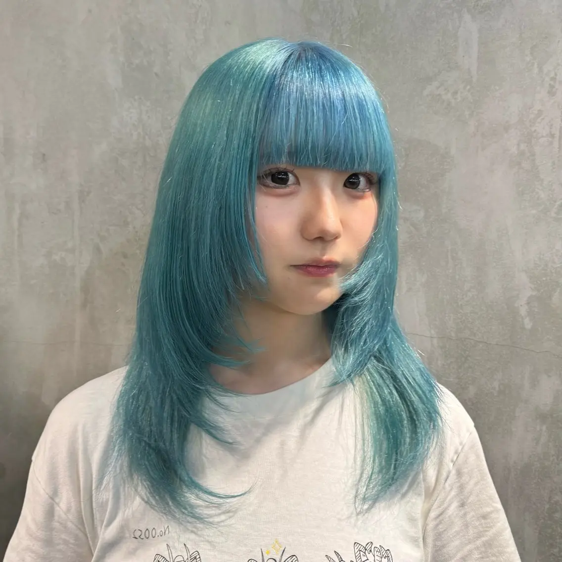 セミロング ヘアカラー トリートメント ☪ ハイトーン信者 ☪️yumeka🪩のヘアスタイル