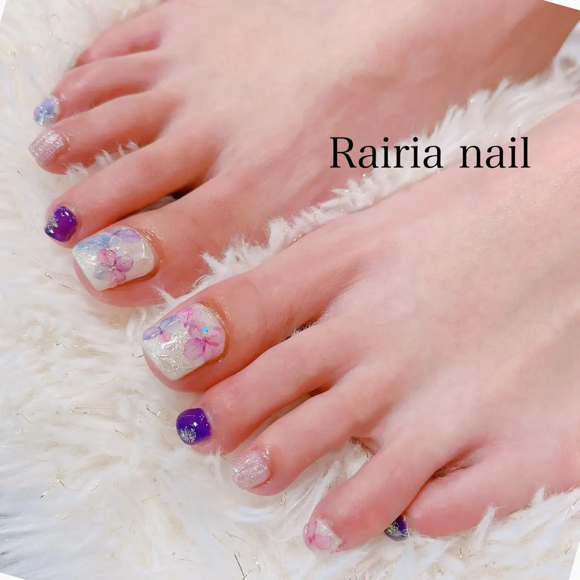 ネイル フットネイル Rairianail sayumiのネイルデザイン