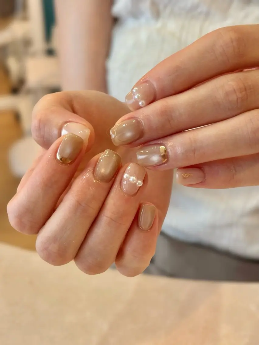ショート モデル様募集用🌿 maiのネイルデザイン