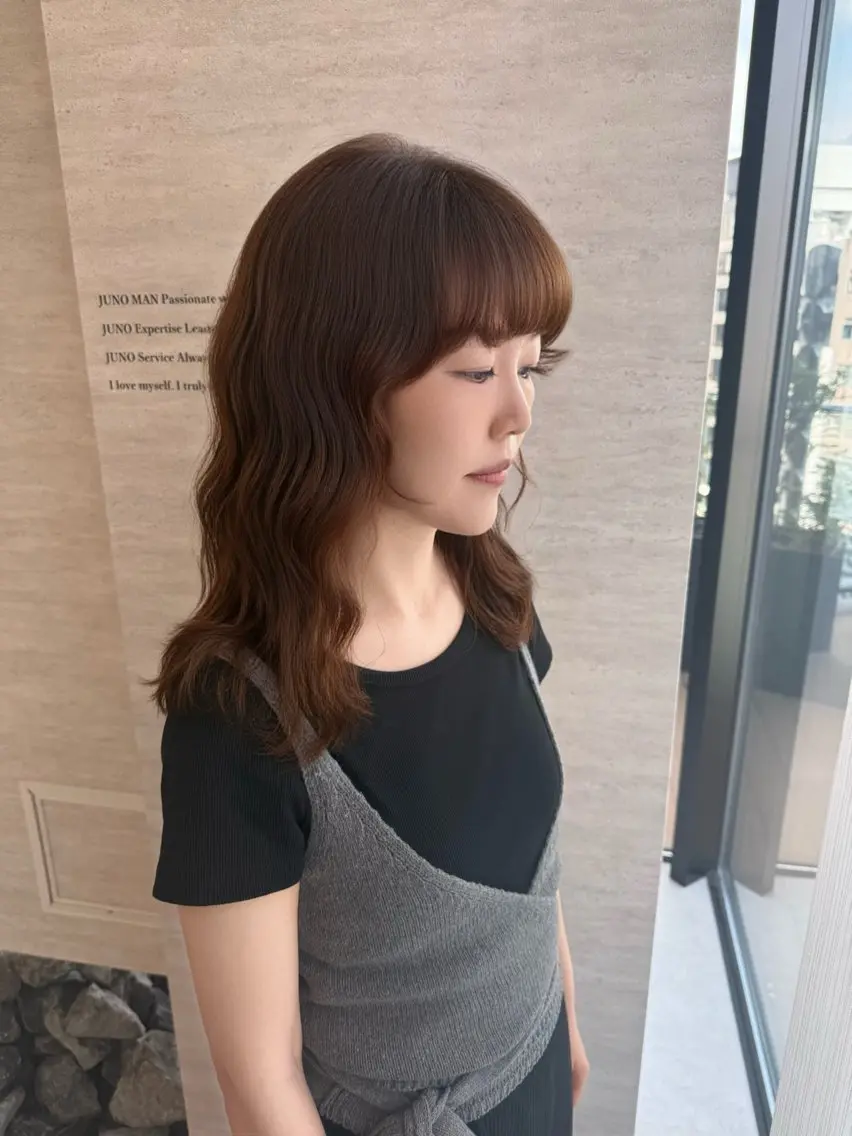パーマ 本場韓国ヘア特化 아이비/Aibiのヘアスタイル