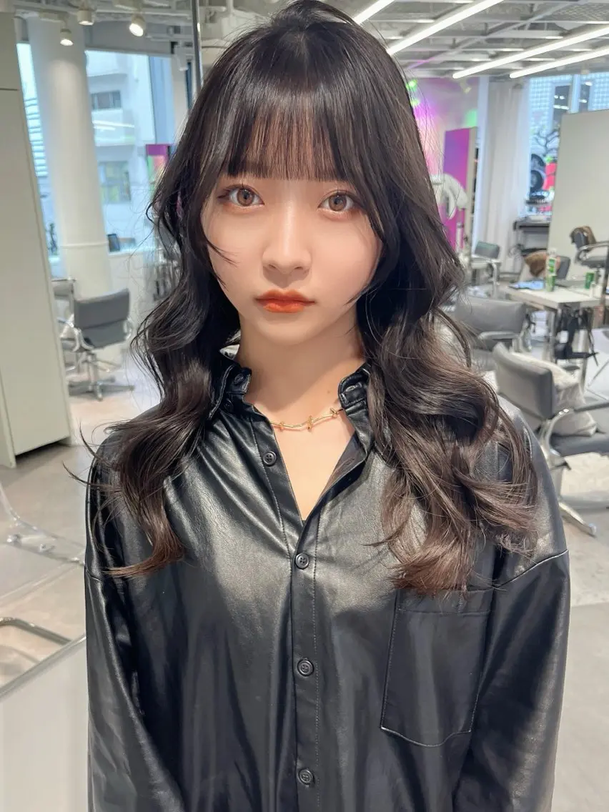 ✂️時短で可愛く✂️韓国風顔まわりカット+フルカラー+ 1stepTR【新宿】の写真