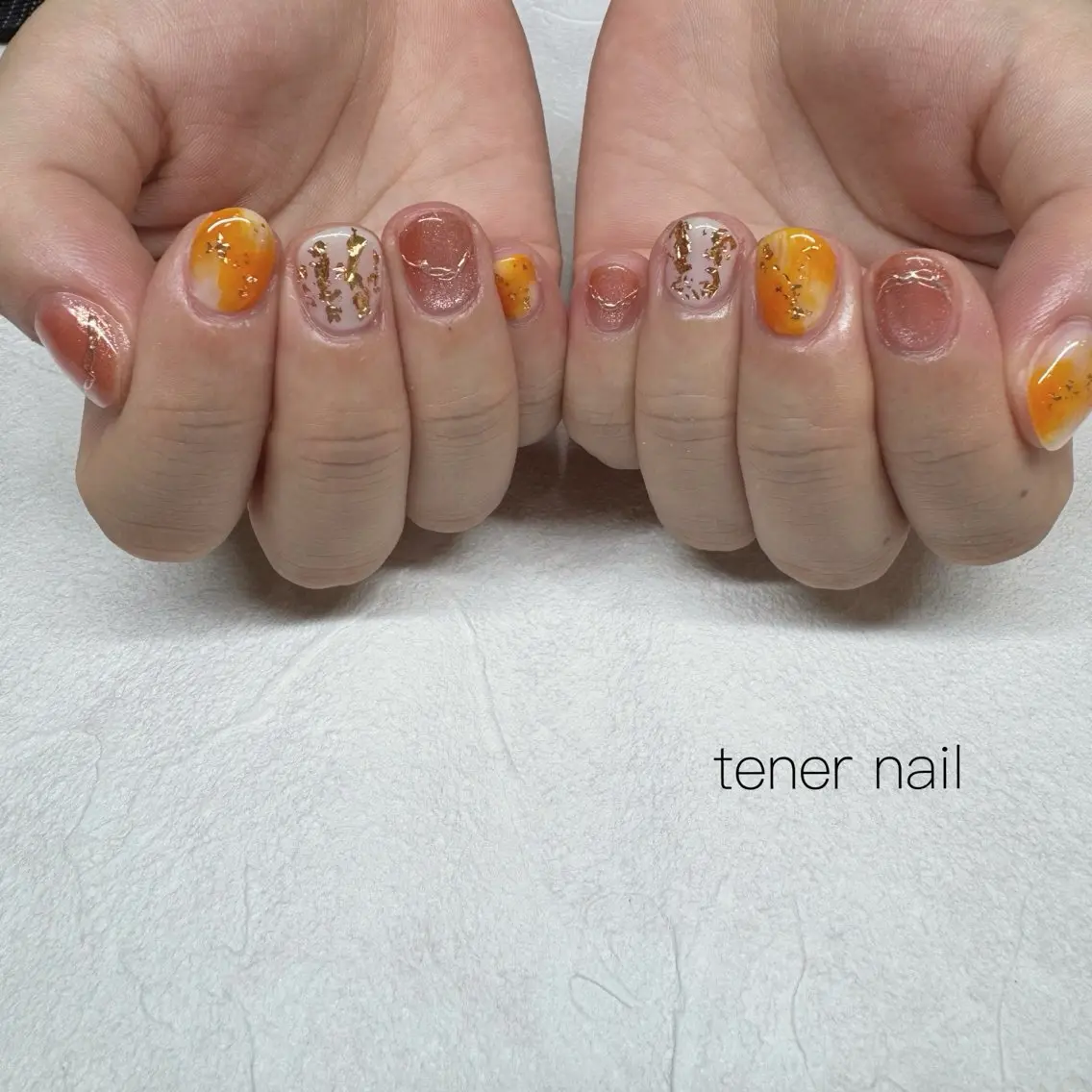 ネイル アートネイル ニュアンスネイル ハンドネイル テネルネイル tener nailのネイルデザイン